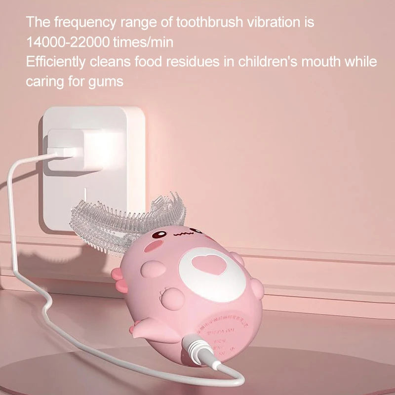 HappyBrush™ – Escova Elétrica Infantil em U 360°